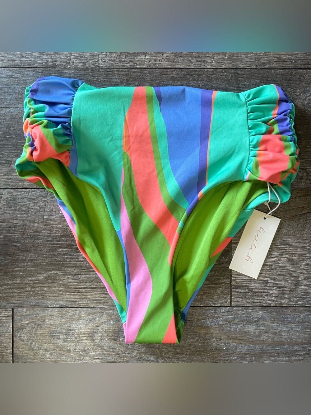 NWT Hutch Multicolor High Waisted Bikini Bottoms